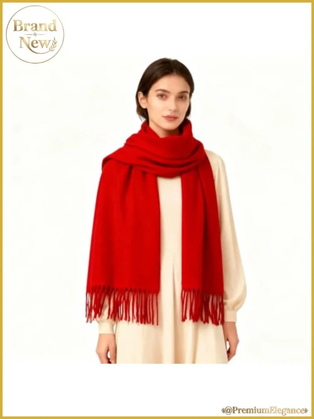 Women Winter Scarf Ultra Soft Warm Fashion Scarf Cold Weather Shawl Wrap